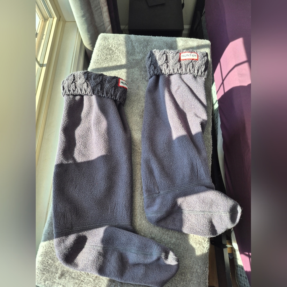 Hunter Grey Fleece Boot Liners